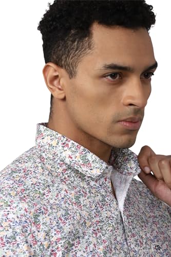 Image of Peter England Men's Cotton Slim Fit Shirt