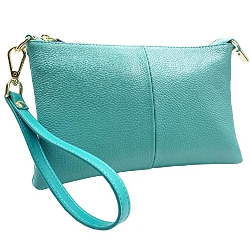 Beurlike Leather Wristlet Wallet Clutch Purses For Women Small Crossbody Phone Bags