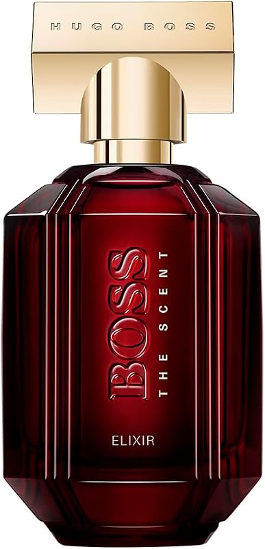 Hugo Boss The Scent Elixir Parfum Intense – Perfume Ambery para mujer – Con notas de pimienta rosa, flor de atropa belladona y acorde de ámbar – Perfumes de lujo para mujer – Fragancia de larga duración