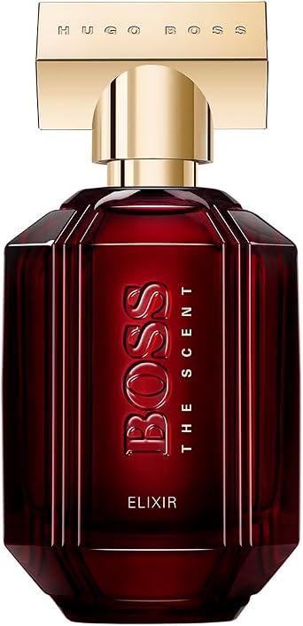 BOSS The Scent Elixir for Her - Ambery Fragrance with Notes of Pink Peppercorn, Atropa Belladonna Flower and Amber Accord - High Longevity