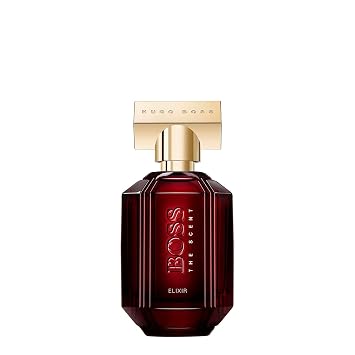 Hugo Boss The Scent Elixir Parfum Intense Womens Ambery Perfume With Notes of Pink Peppercorn, Atropa Belladonna Flower & Amber Accord Luxury Perfumes for Women Long Lasting Fragrance