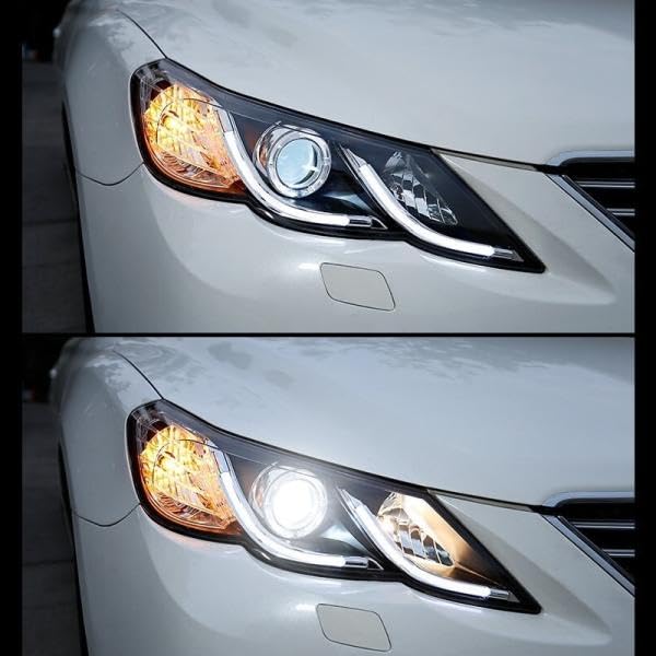 マークX GRX130前期 LED 3眼 ヘッドライト レクサスルック マークX GRX130前期 LED 3眼 ヘッドライト レクサスルック 130マークX