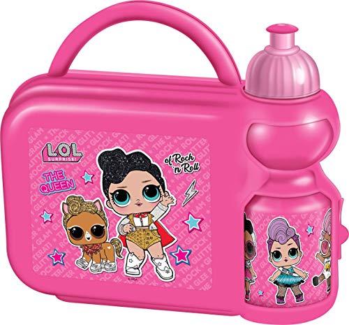 LOL Surprise - Lunchbox-Set mit Wasserflasche Cover