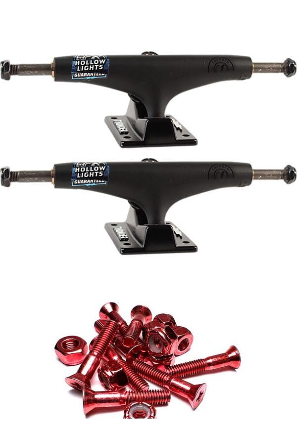 Thunder Trucks 147mm Night II Hollow Lights Black Skateboard Trucks - 5.25