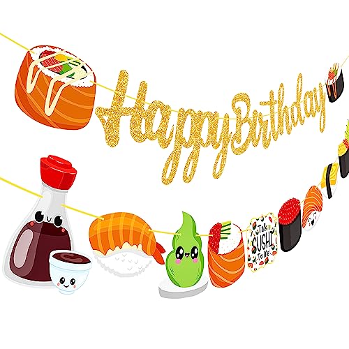 Sushi Birthday Banner