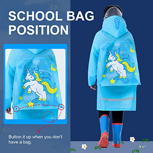 Wytbaby Impermeabile Bambini Poncho Pioggia Poncho...