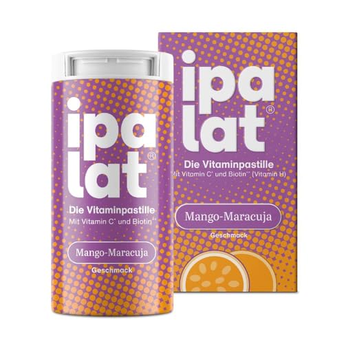 ipalat Vitaminpastillen Mango-Maracuja: Für Abwehrkräfte und Schleimhäute 40 St. Pastillen