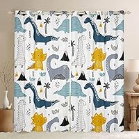 Game Gordijnen voor Slaapkamer W52*L63 Gamer Video Game Room Verduisterend Gordijn Jongens Tieners Kinderen Gaming Thermisch Geïsoleerde Raamgordijnen Blauw Groen Neon Gamepad Raambekleding Set