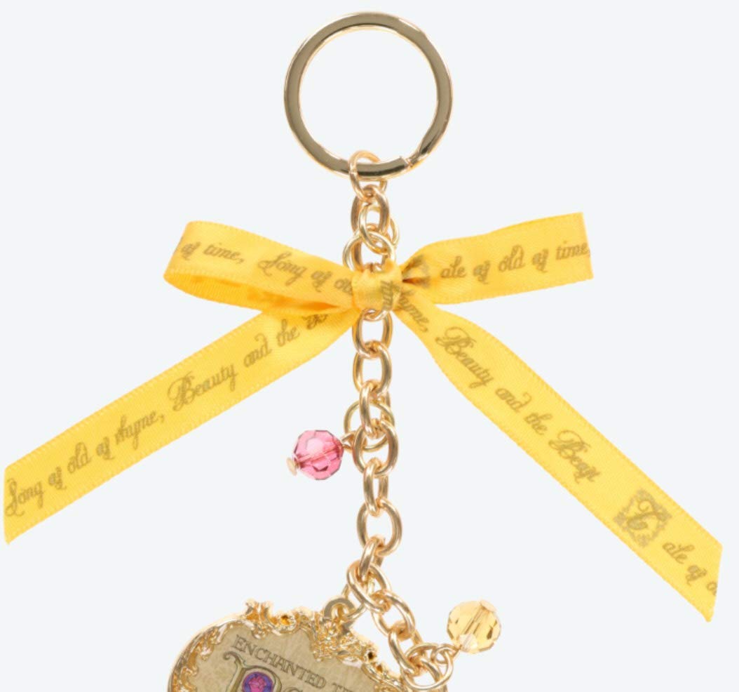 Amazon.co.jp: 美女と野獣 バッグチャーム ローズドームのチャーム付き