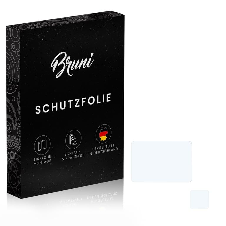 Bruni Película Protectora compatible con GoPro Hero5 Black Protector Película, claro Lámina Protectora (Set de 2)