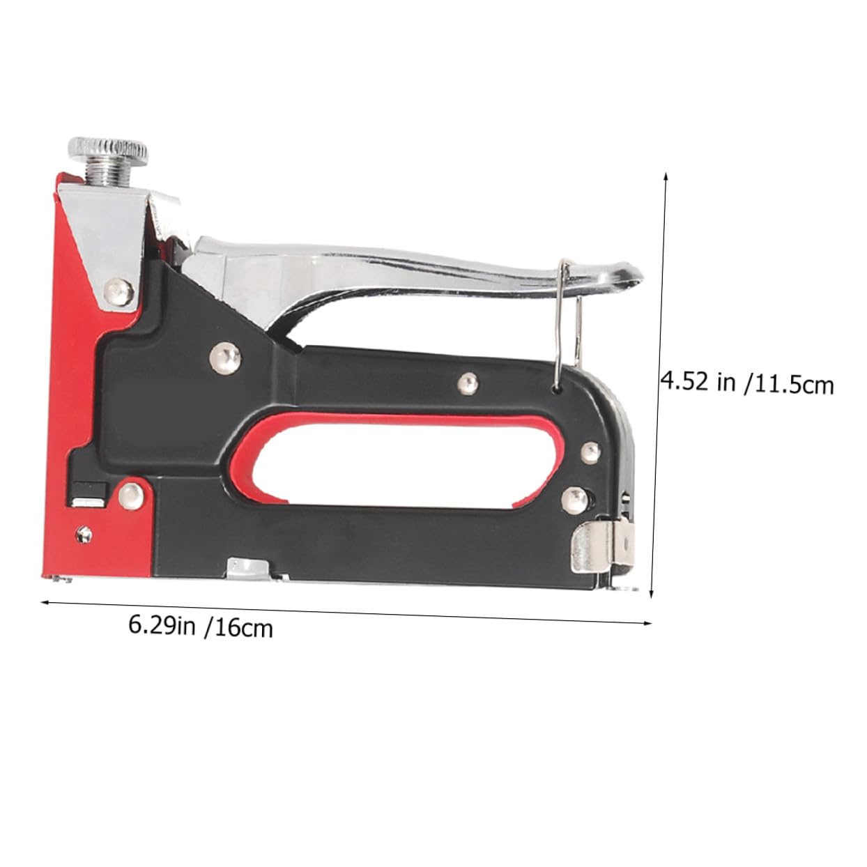 Hemobllo Sparachiodi Manuale Pesante 3 in 1 in Metallo, Strumento per Graffette, Impugnatura Ergonomica Ricurva, per Tappezzeria e Lavori di Fissaggio