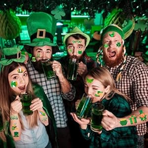 50pcsstpatricksdaytattoosstickersforkidsstpatricksdaydecorationsaccessoriesirishshamrocktattoostickersforpartyfavorssupplies Urban Country Home Decor 50 pcs st patricks day tattoos stickers for kids st patricks day decorations accessories irish shamrock tattoo stickers for party favors supplies urban country home decor