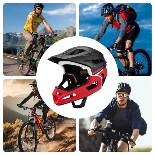 Casco de MTB integral para evitar lesiones de cabeza en ciclistas principiantes 4