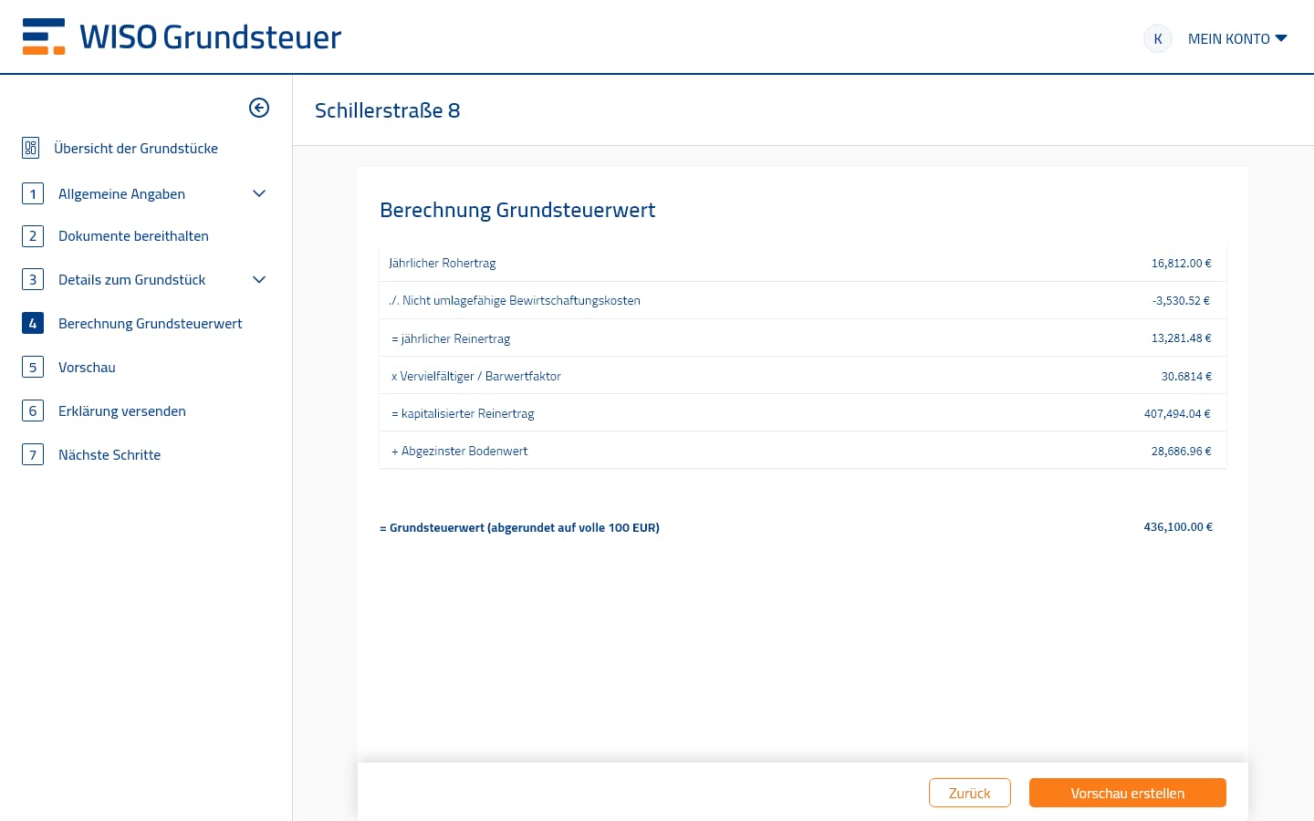 WISO Grundsteuer 2022 (für Feststellungsjahr 2022) [Web Browser | Web Version] | Aktivierungscode per Email