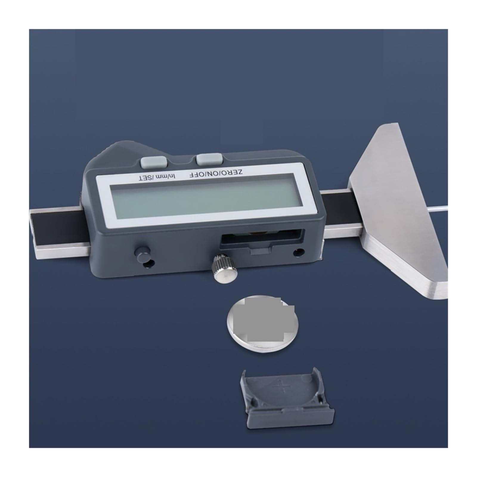 Regla De Profundidad La Banda Rodadura Del Neumático Con Pantalla Digital Electrónica Bluetooth Integrada 0-25 Medición Orificio Pequeño Medidor MedicióN De PrecisióN(0-50mm without bluetooth)
