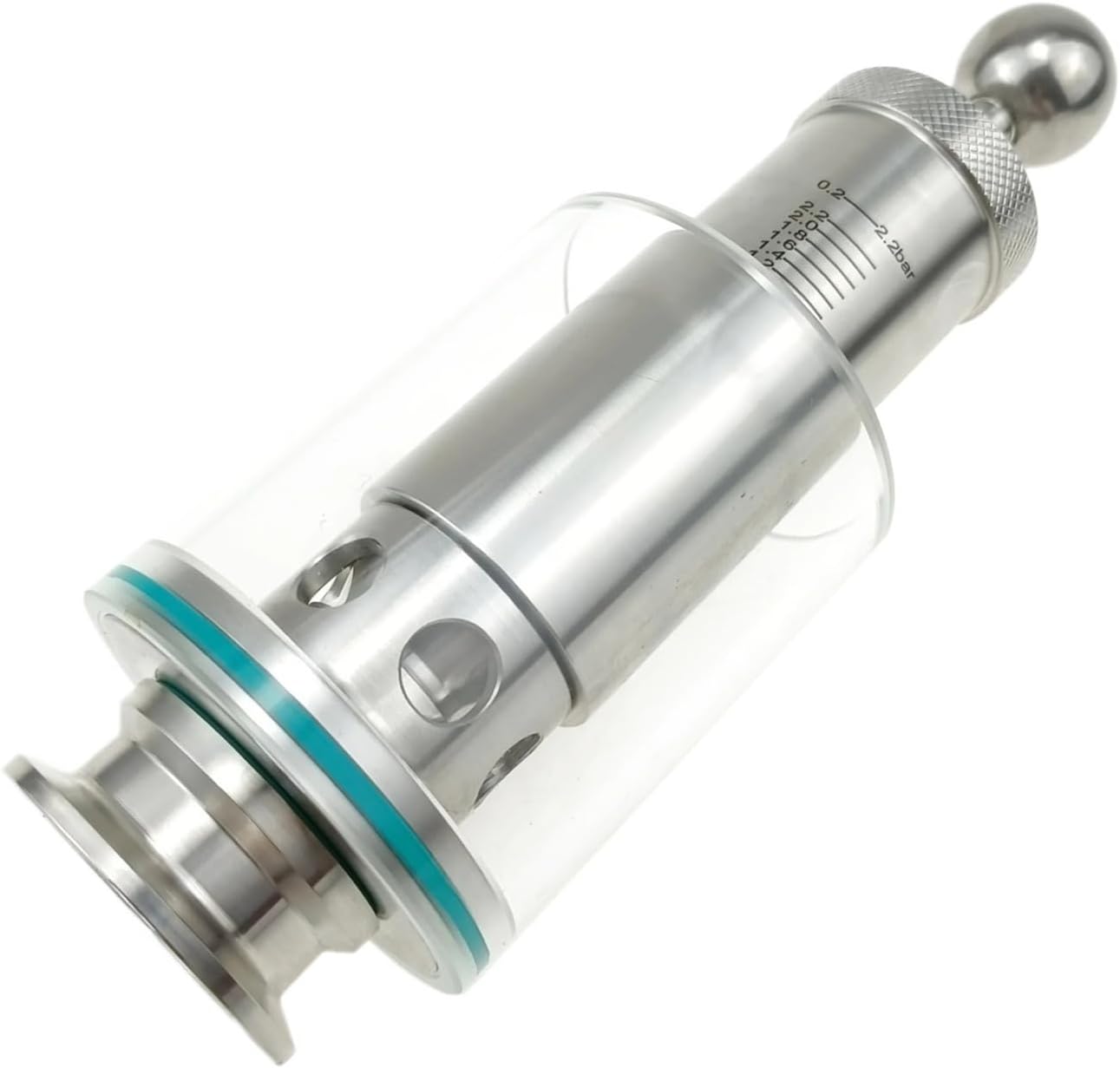 SS304 1.5" TC50.5mm Sanitary Pressure Relief Exhaust Valve for Home Brew Fermentation Tank Pipeline