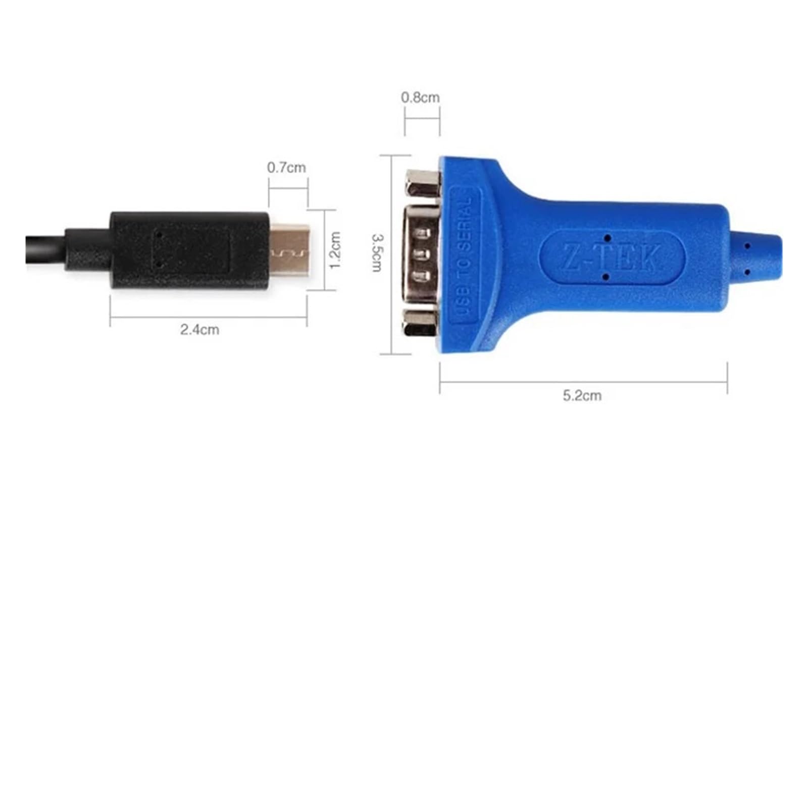 Convertisseur USB vers série Câble Adaptateur de convertisseur série Type-c USB-C vers RS232, convertisseur win10 Type c vers db9 COM