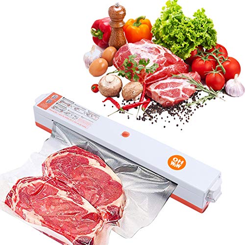 Vacuum Sealer Machine, Seal a Meal, Bag Sealer, Multifunctional Automatic Food Sealer, Food-saving Packing (16*Vacuum Sealer Bags for Food Storage Included)