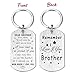 Resdink Brother I Love You Keychain Gifts - Best Brother Birthday Graduation Gifts for Proud Teen Boy, Present for My Dear Bibling Fathes Day