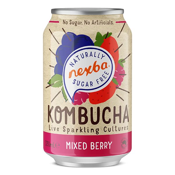 Nexba Kombucha 12x330ml Mixed Berry