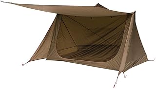 3 Temporada Tienda de Refugio Ultraligero para bushcrafters y Supervivencia de la Caza de Campamento Senderismo (marrón marrón) Hermoso Paisaje