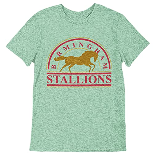 Aurodo Birmingham Stallions - Heather Mint Unisex T-Shirt (L)