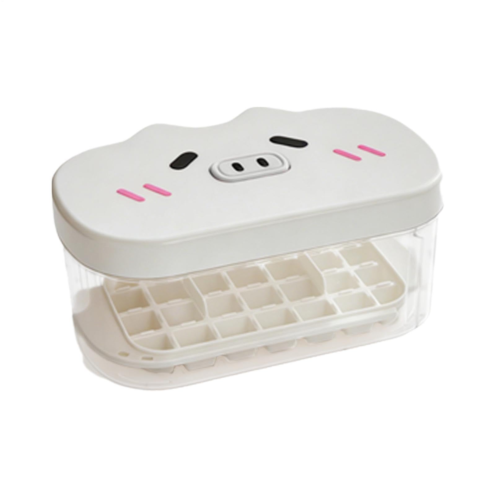 Plateau À Glaçons Avec Boîte De Rangement Moule Réutilisable 24 Alvéoles