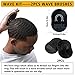 Goiple Wave Pomade for Men Strong Hold Easy Wash 360 Wave Training Hair Cream, Waves Grease for Men Promotes Layered Waves, Moisture, Control and Silky Shine Pomade Brushe Silky Durag Cap Set