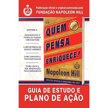 Capa do livro Quem pensa enriquece!: Guia de estudo e plano de ação