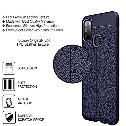 Image of Casotec Auto Focus Soft Silicon TPU Back Case Cover for Samsung Galaxy M31 - Blue
