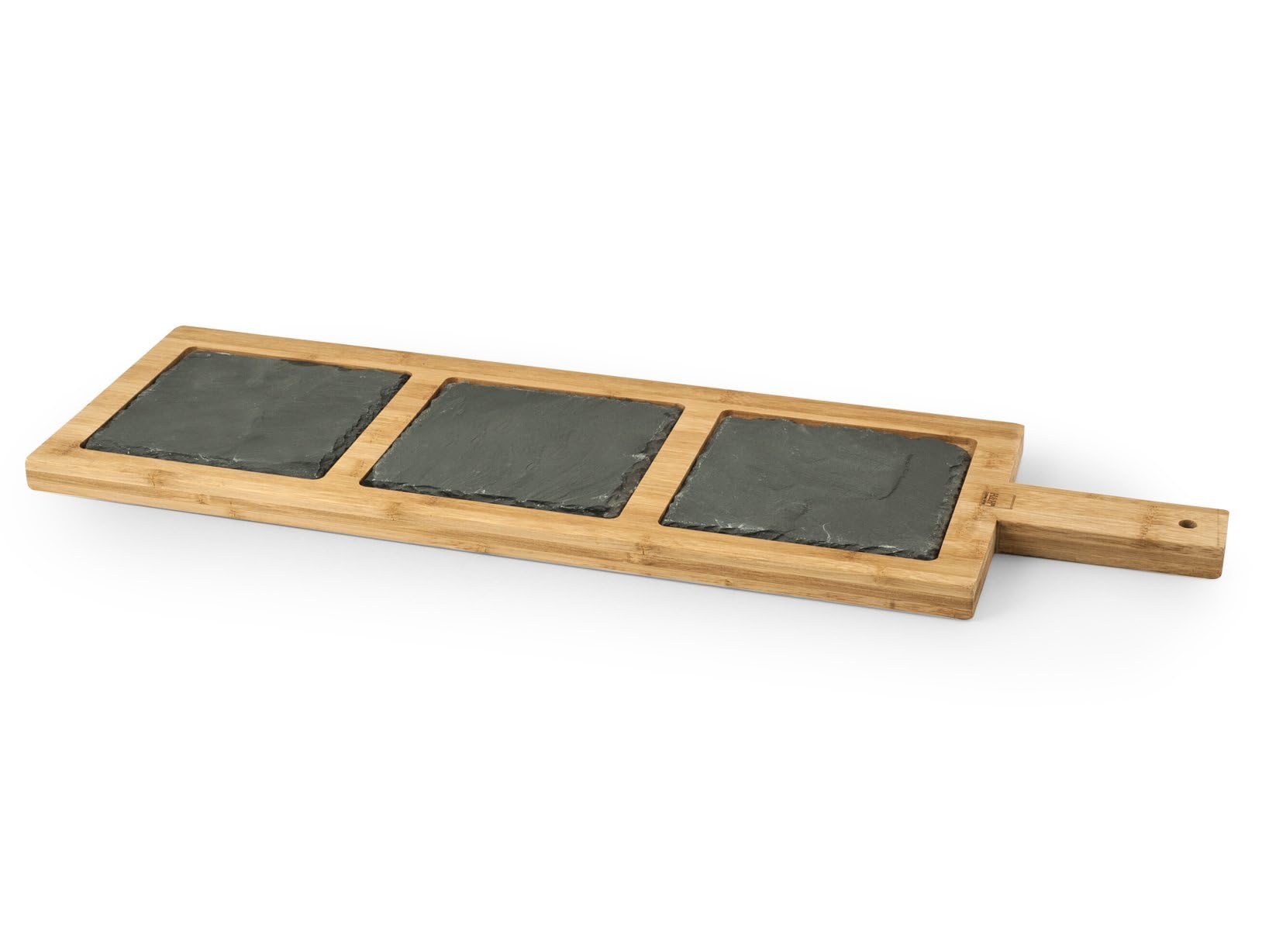 H&H tagliere 1 manico Ardesia & Bamboo cm20x66