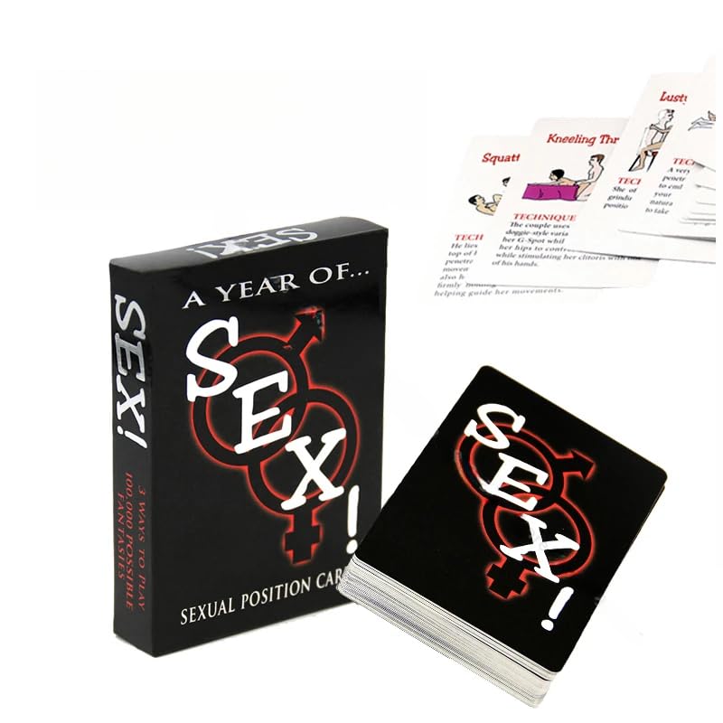 AJOHBM Para Parejas con Juegos de Cartas y Hombres o Mujeres de Dormitorio + Regalos Juegos de póquer Set de 50 accesorios-YD627