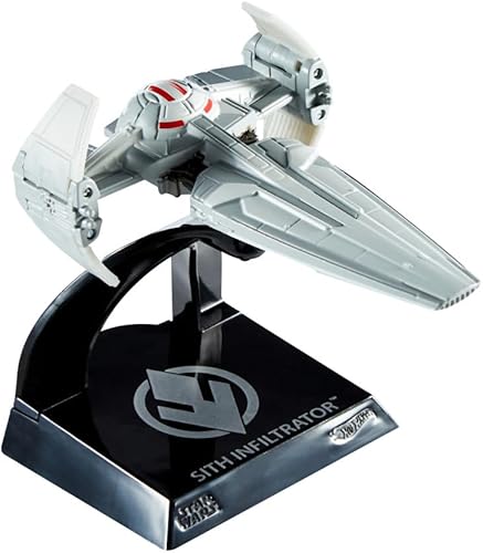 Hot Wheels Star Wars Starships Select - Infiltrador Sith fundido a troquel prémium