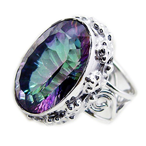 Bague quartz ovale en argent 925 pour illuminer vos tenues de soiree