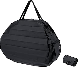 マーナ (marna) Shupatto コンパクトバッグ M (15L / ジェットブラック) シュパット エコバッグ 折りたたみ 買い物袋 (コンパクト/丈夫) S515BK