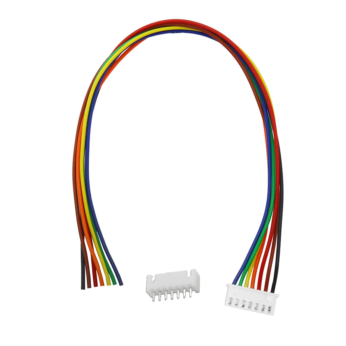 Electronic Spices 7 Pin Xh Jst Wire Connector 2.5mm Pitch Male and Female Pair 2515 Pack of 5 Pair