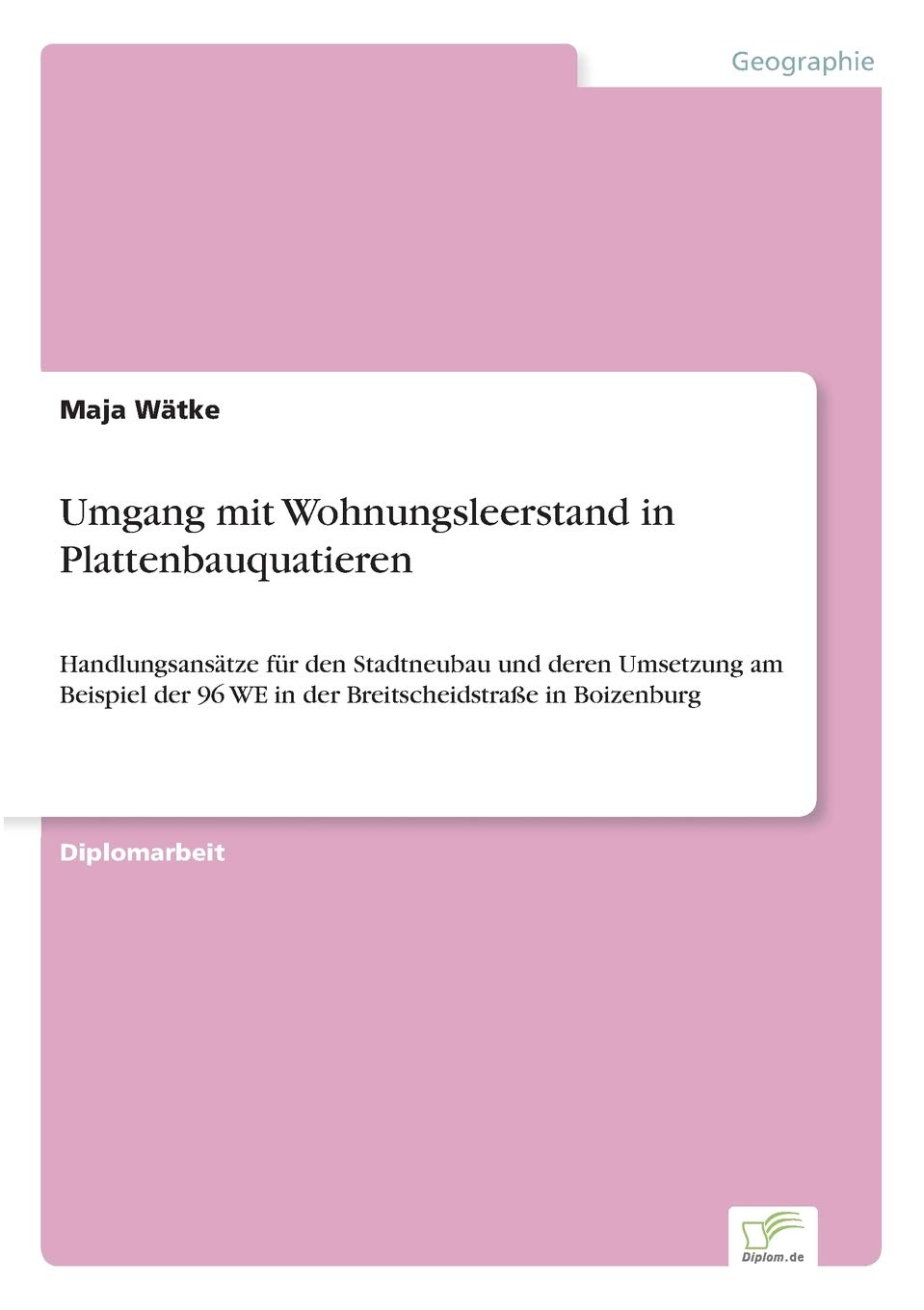 Umgang mit Wohnungsleerstand : livre de rénovation urbaine