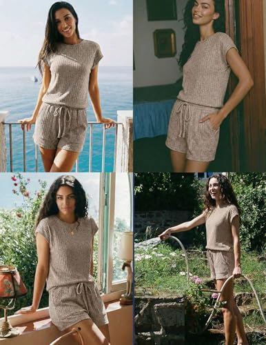 Rompers for Women Casual Cap Sleeve - image 4