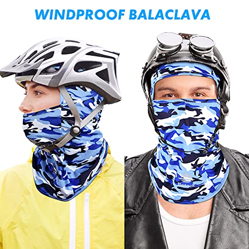 Image of Balaclava Ski Mask, Sun UV Protection Breathable Full Head Face Mask for Men Women Skiing Cycling