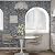 Heroad Blue Peel and Stick Wallpaper Boho Floral Contact Paper 17.3''x78.7'' Dark Blue Wall Paper Removable Self Adhesive Wallpaper for Cabinets Bedroom Bathroom Waterproof Decoration Vinyl Roll