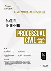 Manual de Direito Processual Civil - Volume único (2025)
