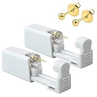 Vista 1 de Paquete de 2 Pistolas de Perforación de Oreja Autoaplicables con Aretes, Kit de Perforación Desechable Sin Dolor Fácil de Usar Herramienta de Kit