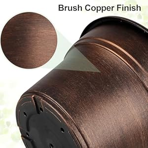 Plantplanterspotssetof4pack9inchplasticflowerpotforindoorplantswithdrainageholestraysresindecorativecontainersetswithsaucerforhouseoutdoorgardenplanterscopper Urban Country Home Decor Plant planters pots set of 4 pack 9 inch plastic flower pot for indoor plants with drainage holes trays resin decorative container sets with saucer for house outdoor garden planters copper urban country home decor