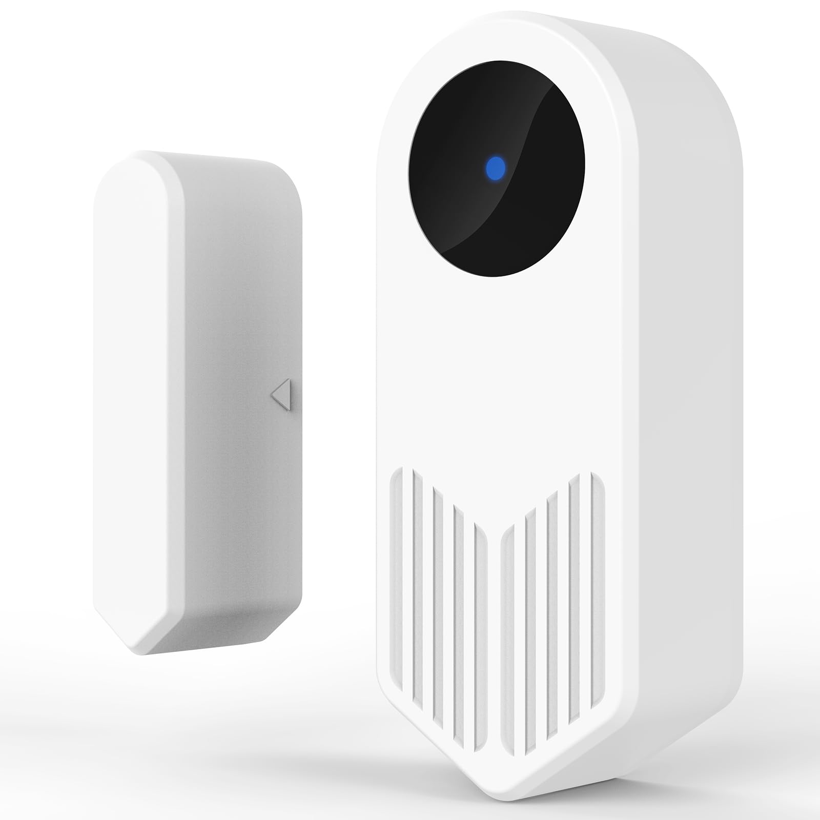 UHPPOTE czujnik kontaktowy drzwi Otwórz detektor okna 2,4 GHz WiFi bezprzewodowy z powiadomieniem o aplikacji Tuya Phone - Nie wymagany hub - kompatybilny z asystentem Alexa Google (opakowanie 2)
