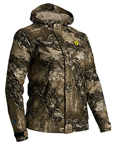 Scentblocker Women'S Sola Drencher Lightweight Breathable Waterproof Hooded Camo Hunting Jacket thumb #3