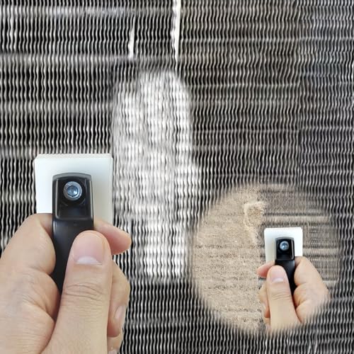 LookFox 2-in-1 AC Fin Comb Straightener & AC Coil Cleaner Brush, Stiff Bristle Brush, Straighten & Clean Air Conditioner Fins, HVAC Maintenance Clean Tool for Condenser, Evaporator, Radiator