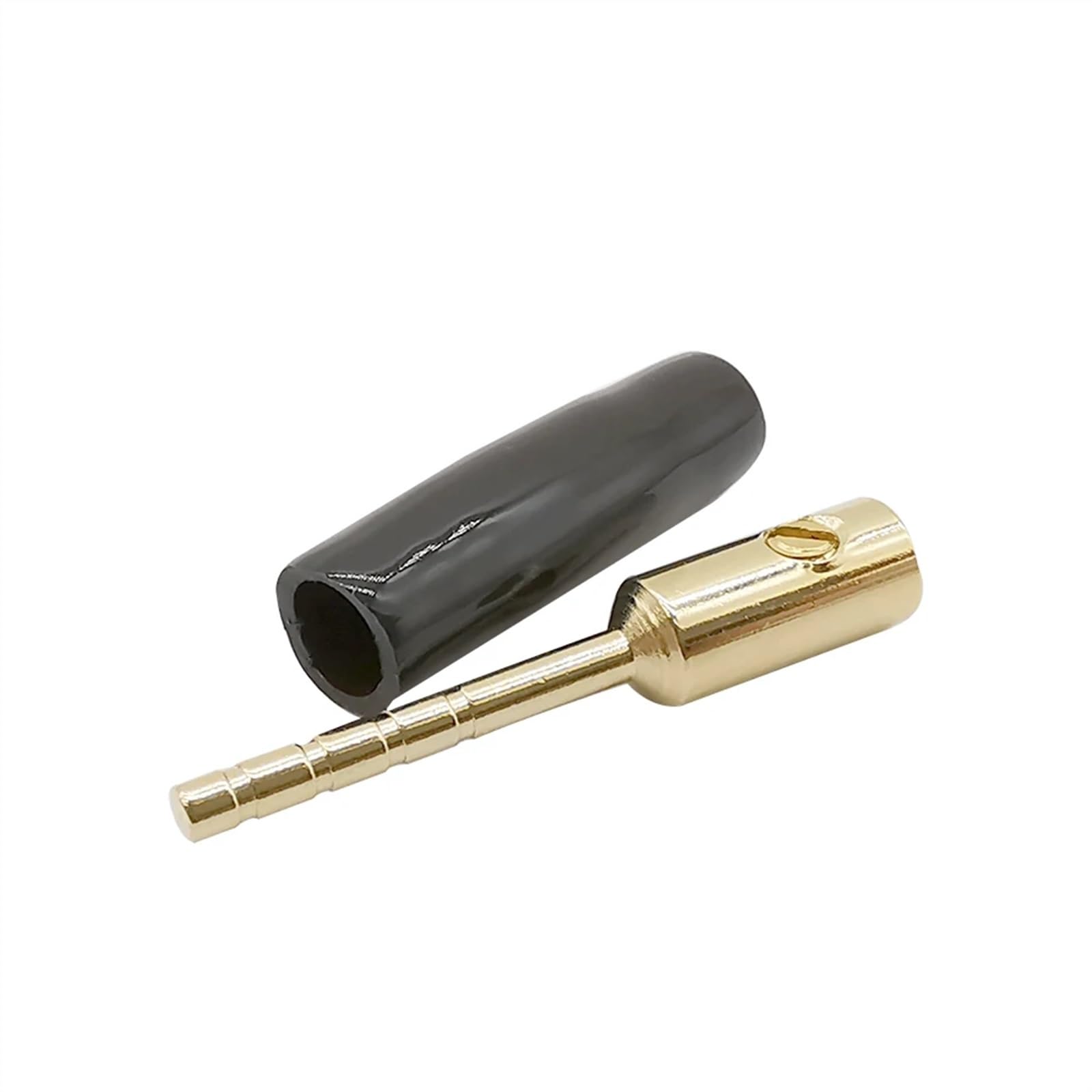 Bornes de fiche Banane de 2mm, 10 pièces, connecteur de Broche de câblage en cuivre plaqué Or, Petit Adaptateur de fiche Banane(10Red)