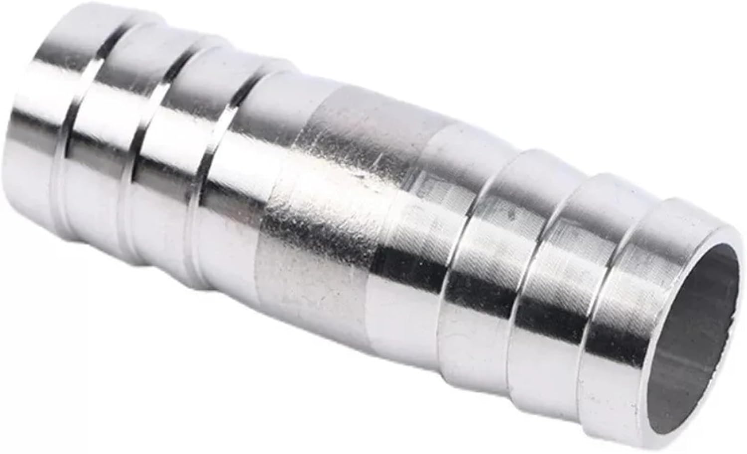 WHYLE Home & Brewing Hose Barb 304 Stainless Steel Tail Connectors 6mm 8mm 10mm 12mm T Y L Type 2 Way 3 Way Pipe Fitting Pagoda Tail Barb Connector Brewing Accessories(Cross Type,8mm)