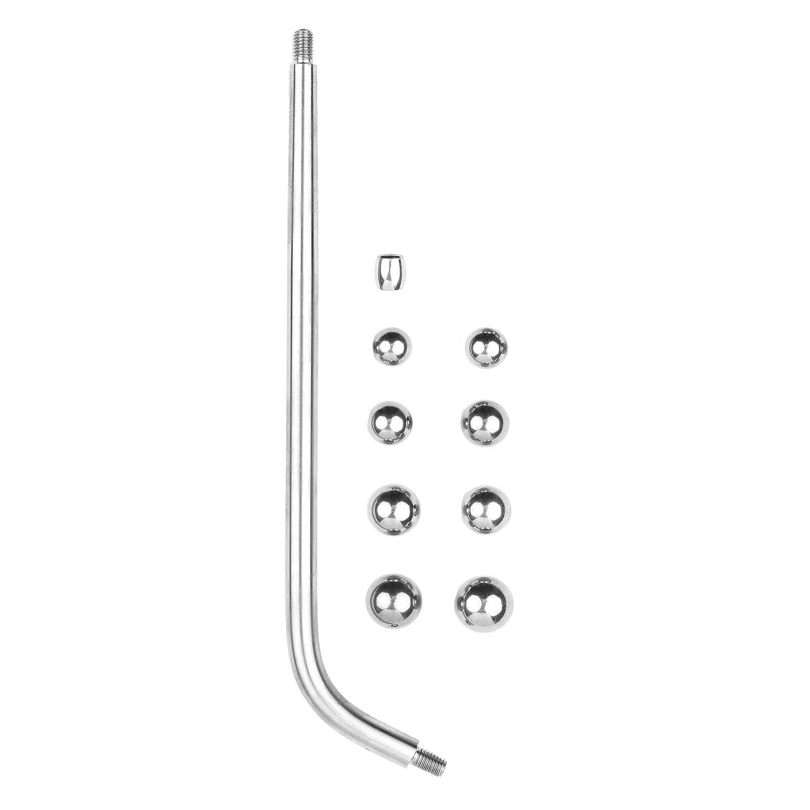 Btuty Juego de herramientas de reparación de saxofón barra larga + bola de metal + cubo bola de saxo herramienta de mantenimiento para saxofón alto / tenor instrumento de viento
