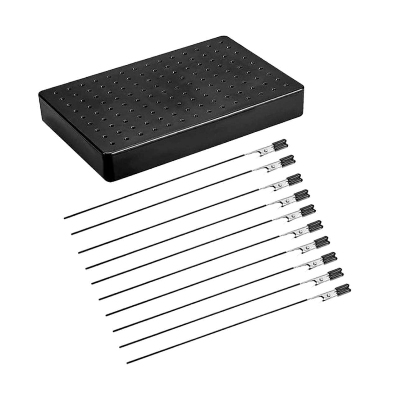 Tofficu 1Set Sturdy Alligator Clip Sticks and Base for Model Painting DIY Supplies for Airbrush Spraying Tool for Hobby Modeling and Card Projects